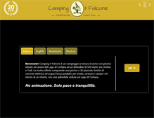 Tablet Screenshot of campingilfalcone.com